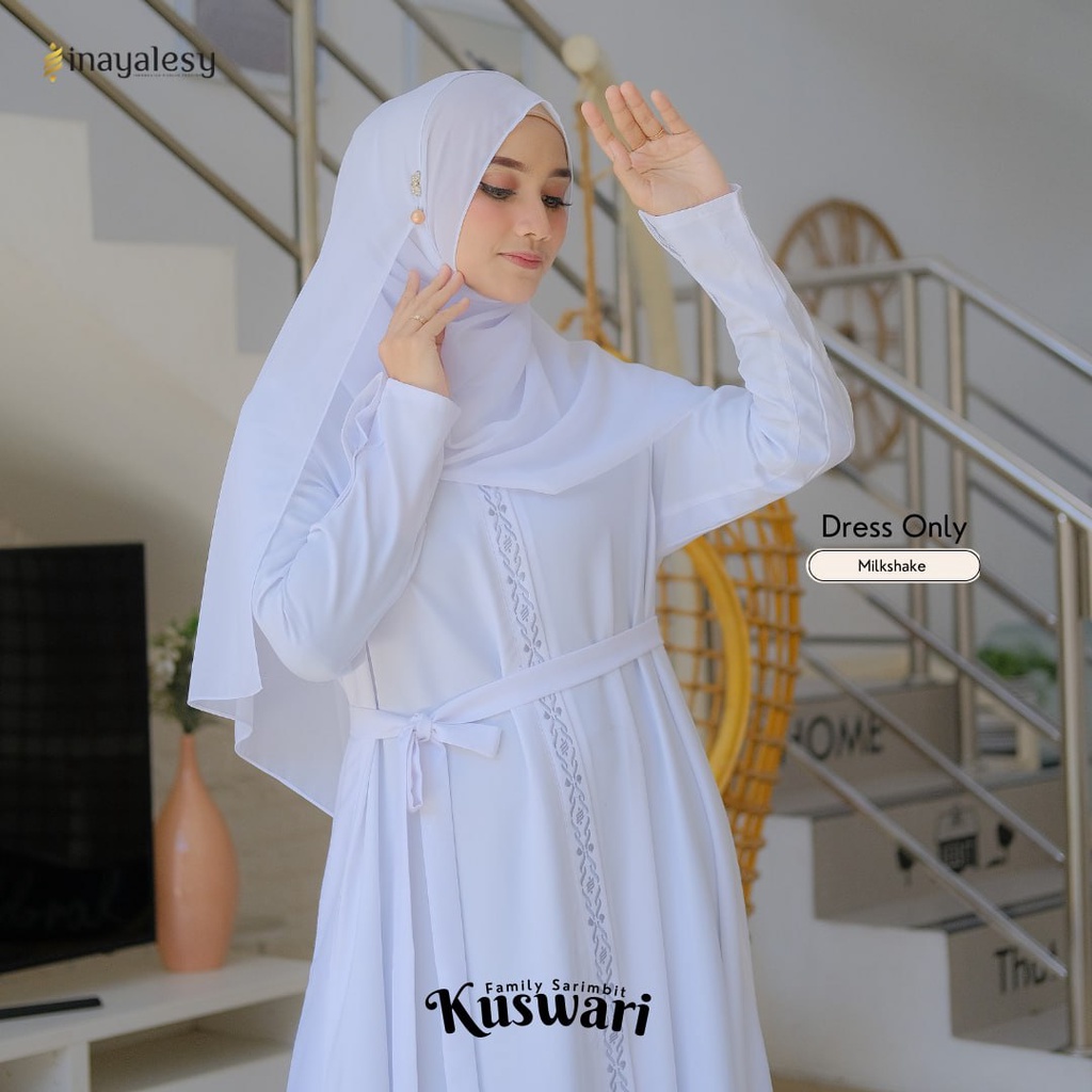 Gamis dewasa Dress only kuswari by Inayalesy