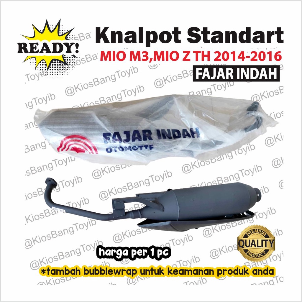 Knalpot Standart ORI Yamaha Mio M3 Mio 2014-2016 (FAJAR INDAH)