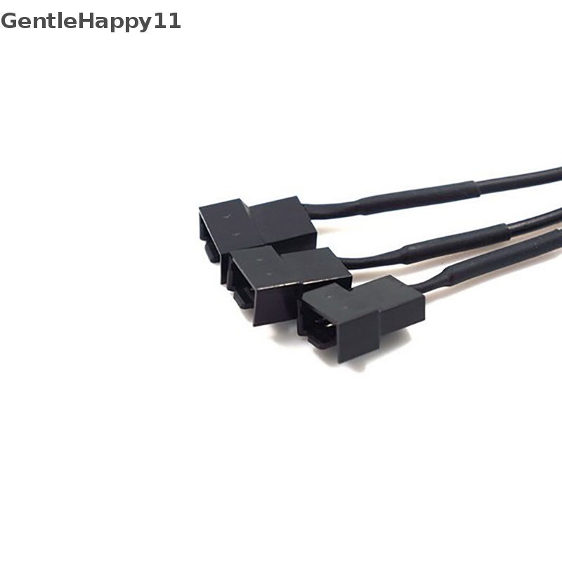 Gentlehappy 5.5 * 2.1 mm Female 1sampai3 12V 4Pin PWM Fan Adapter Kabel Konektor Power Supply id