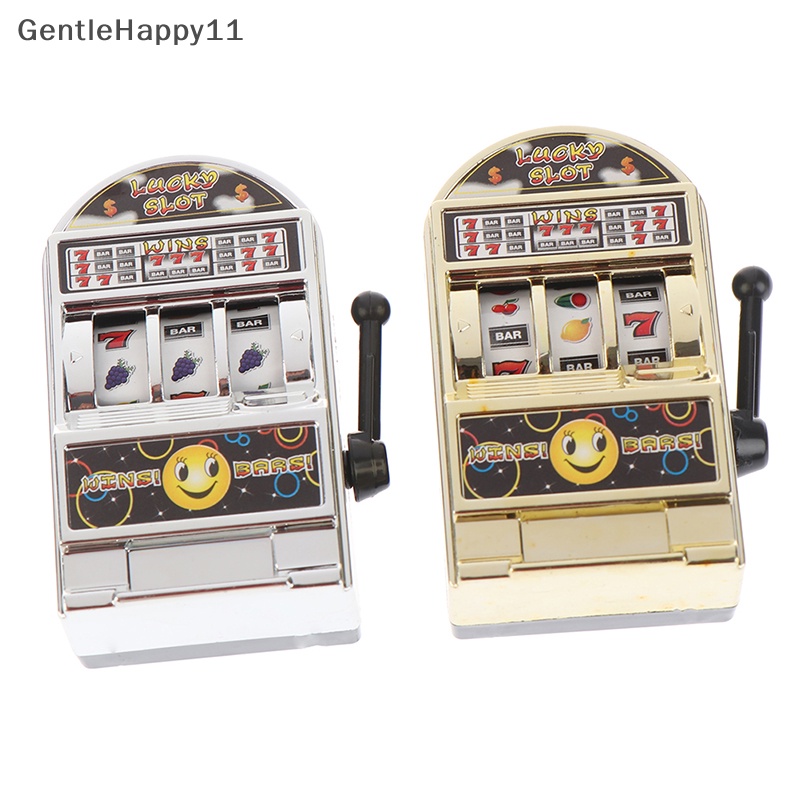 Gentlehappy Lucu Mesin Game Buah Slot Mini Lucky Jackpot Mainan Antistress Hadiah id