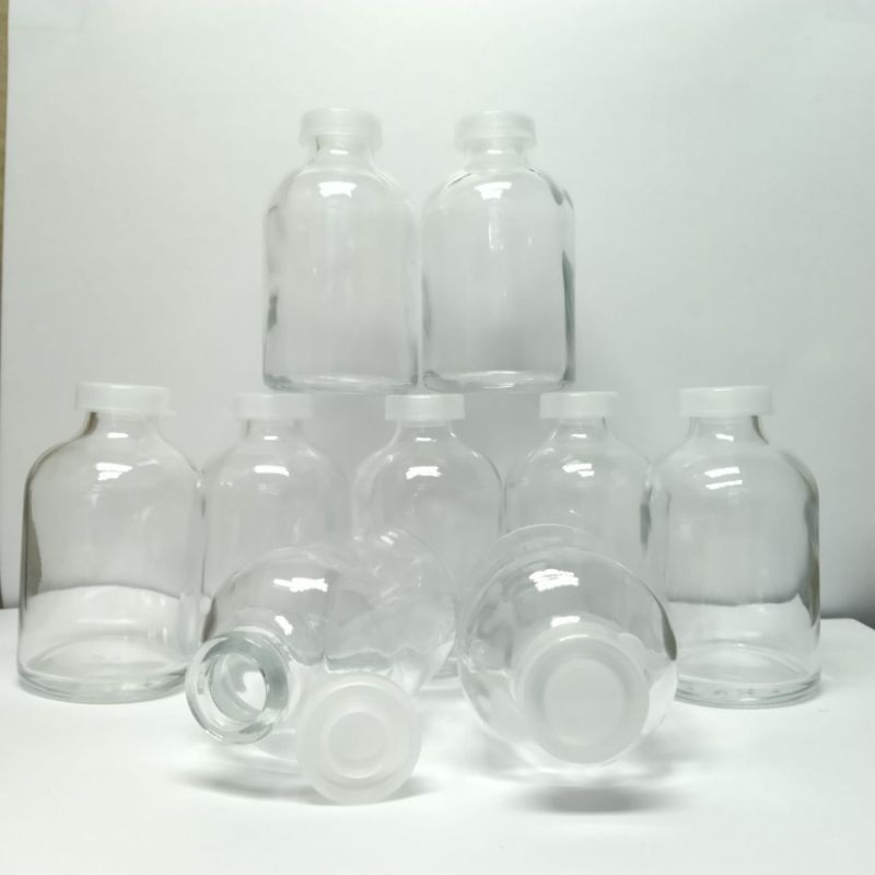 Botol Kaca Vial 60 ml l Tutup Plastik / reed diffuser / Tutup Plastik