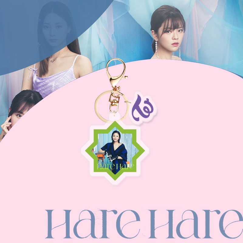 1pc TWICE HARE HARE Gantungan Kunci Akrilik COMEBACK Key Ring Gantung Atas