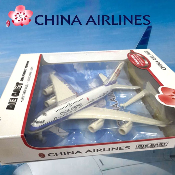 Mainan Toys Anak Kado MINIATUR DIECAST PESAWAT TERBANG LION AIR GARUDA INDONESIA - CHINA AIRLINES Ul