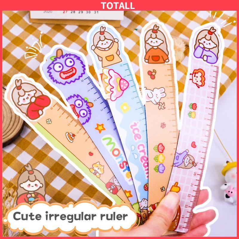 COD Cute Magnetic Ruler Office15cm Soft Ruler for Students Creative Stationery-Totall