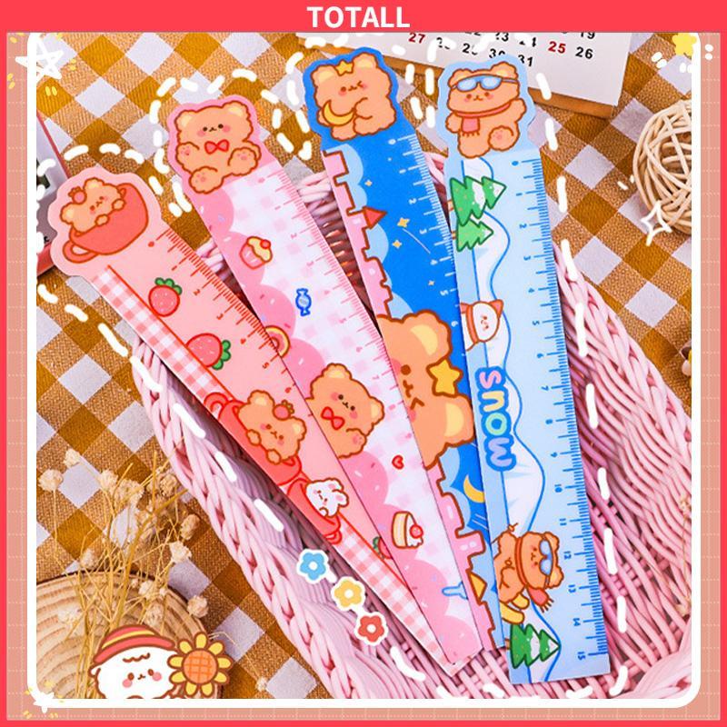 COD Cute Magnetic Ruler Office15cm Soft Ruler for Students Creative Stationery-Totall