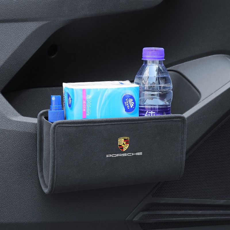 Porsche car storage box, Kotak Penyimpanan Kulit Mobil Cocok Untuk Rawit718 911 Panamera macan