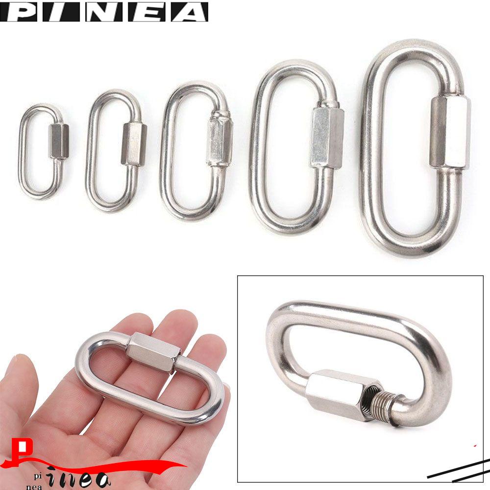 Pineapple Climbing Gear Carabiner Rantai Stainless Steel Gesper Quick Links Chain Connecting Ring