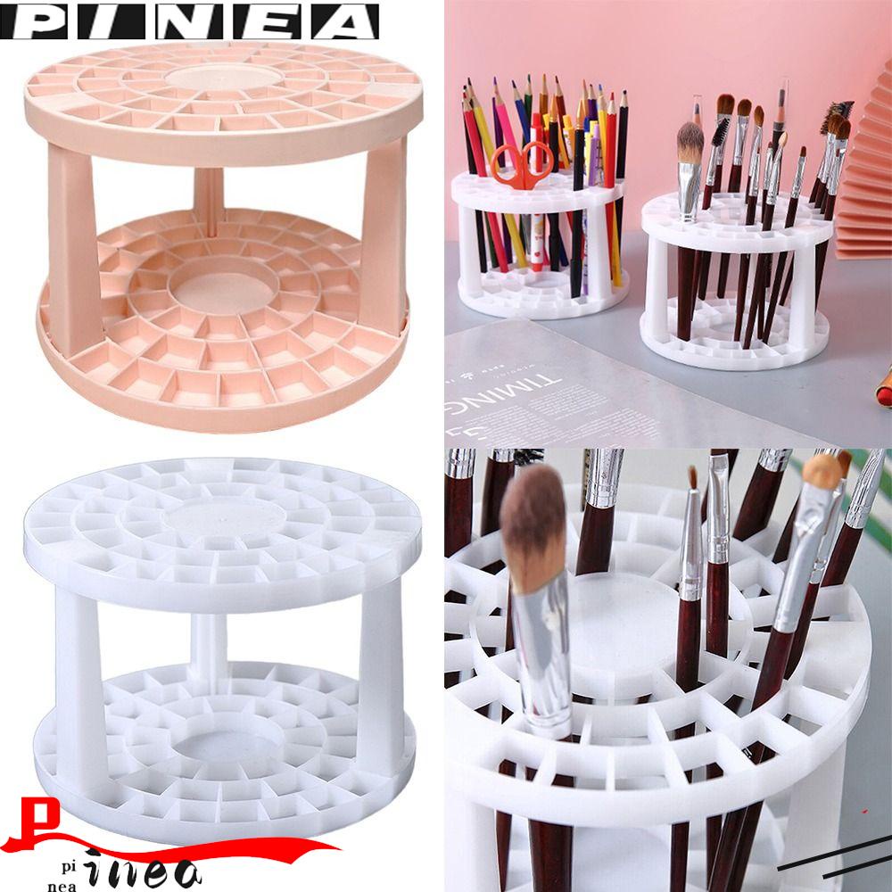 Tempat Brushes Makeup Nanas High Quality Multi-hole Round Penyimpanan Kosmetik Multi Fungsi