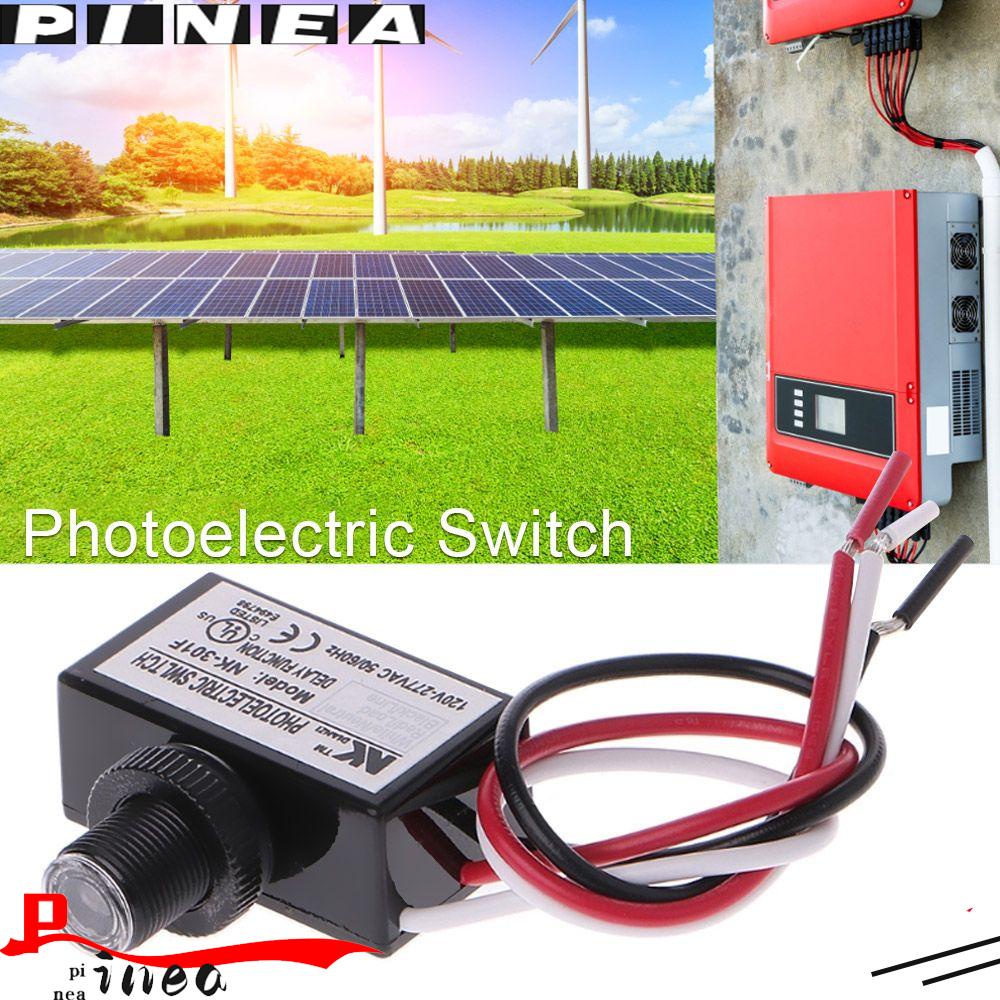 Pineapple Photoelectric Switch Security Photocell Ac80~277V Saklar Sensor Cahaya