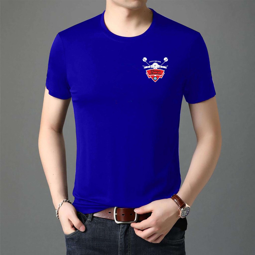 Bisa Bayar Di tempat/ BS//TERLARIS//BAJU KAOS SCOTER TANGAN PENDEK PRIA DAN WANITA//GOOD QUALITY