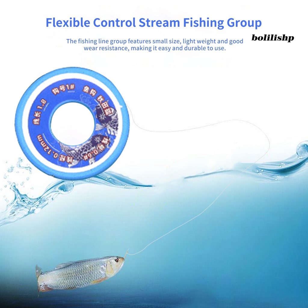 Bo-fishing Line Group Universal Sangat Sensitif Kuat Stabilitas Pegangan Panjang Warna Cerah Memancing 1.8/2.7/3.6m Fleksibel Kontrol Arus Grup Pancing Aksesoris Memancing