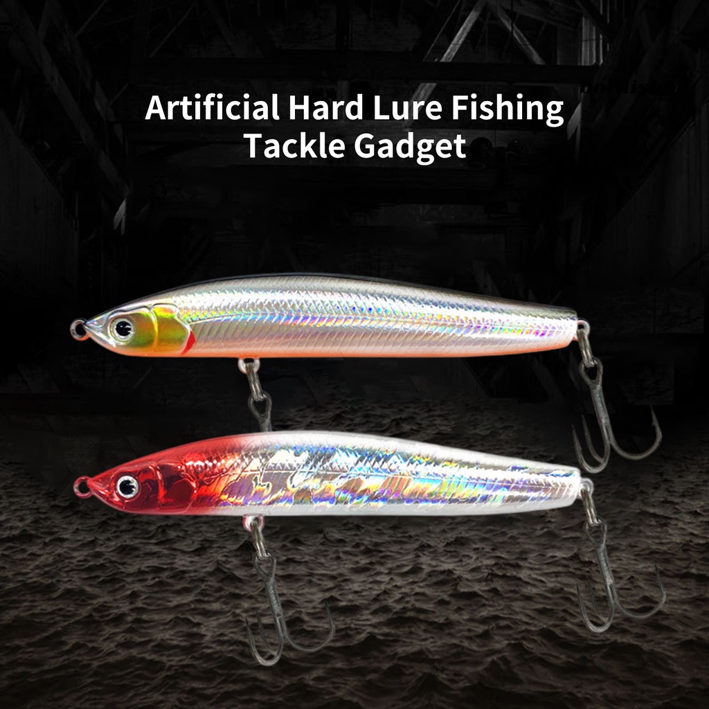 Bo-14g/9cm Umpan Bionic Tampak Realistis Desain Kait Treble Warna Vibrant 3D Mata Ikan Merampingkan Buatan Keras Memikat Memancing Tackle Gadget Perlengkapan Memancing