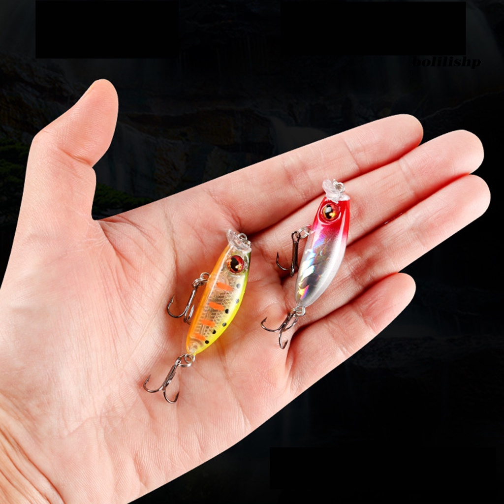 Bo-3.1g/3.5cm Umpan Pancing Built-in Sequin Simulasi Angling One-piece Modelling Bionic Micro Artificial Lure Memancing Aksesoris