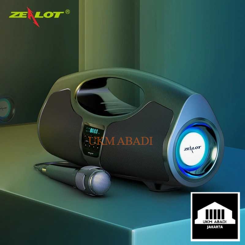 Speaker ZLTP1 Portable Bluetooth Active Speaker Powerful Boombox 40W
