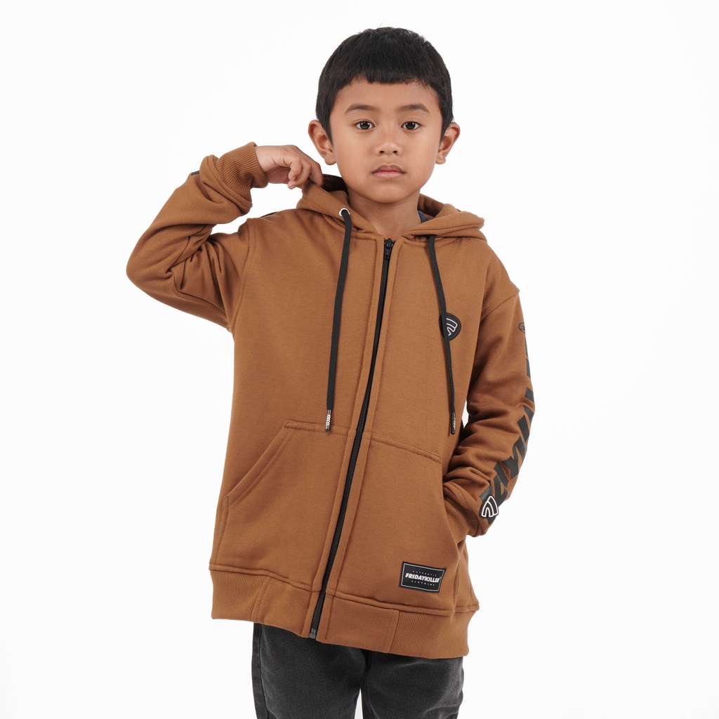 JACKET ANAK ANAK FRIDAY KILLER | PICKY 23 MOCCA ZIP