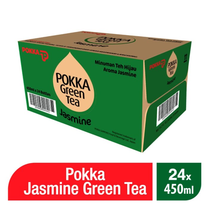 

N.E.W Pokka Jasmine Green Tea 450 ML ( 1 Ctn - 24 Pcs )