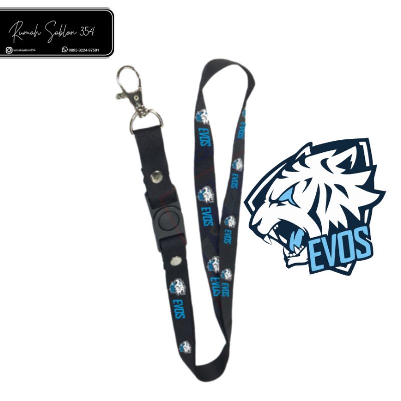 

TALI LANYARD EVOS E-SPORT GANTUNGAN KUNCI "EVOS ESPORT" GAMING GAME GANTUNGAN LEHER ID CARD NAME TAG GANTUNGAN HANDPHONE