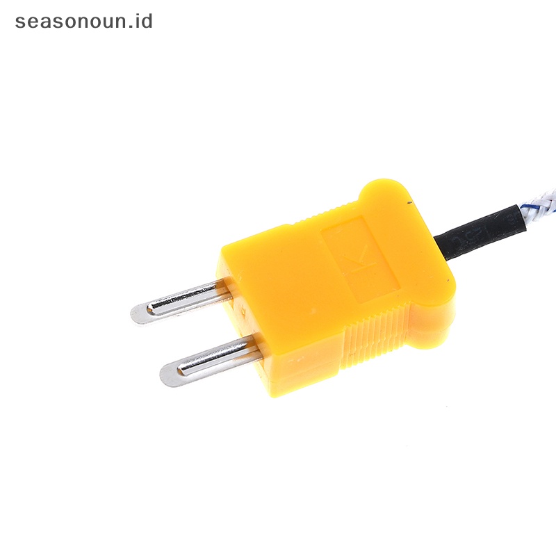 Seasonoun 1PC K type sensor Suhu thermocouple probe Kabel Kawat 0.5/4m.