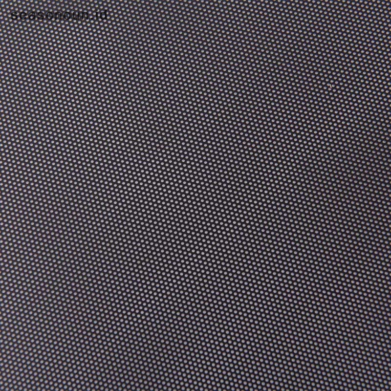 Seasonoun DIY 30x100cm Computer Mesh PVC PC Case Fan Cooler Penutup Filter Debu Hitam.