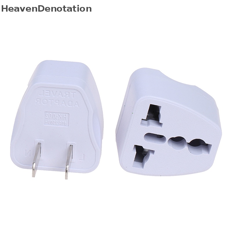 [HeavenDenotation] Universal EU UK AU Ke US USA AC Travel Colokan Listrik Adapter Outlet Converter HDV