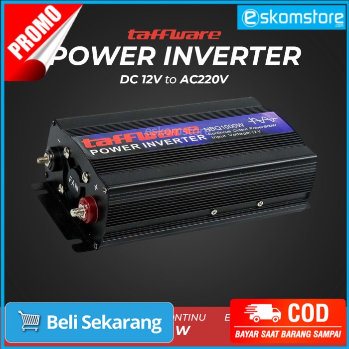 Car Power Inverter DC 12V to AC220V 1000W - NBQ1000W