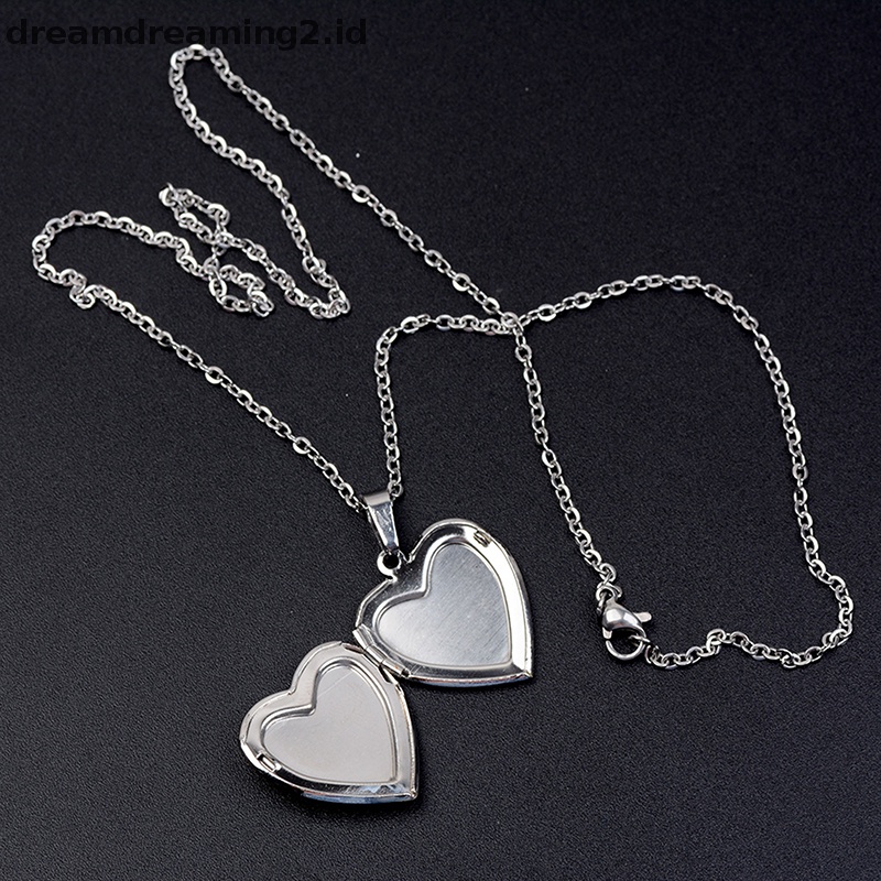 (drea) Mood Necklaces Heart Pendant Necklace Kontrol Suhu Kalung Berubah Warna//