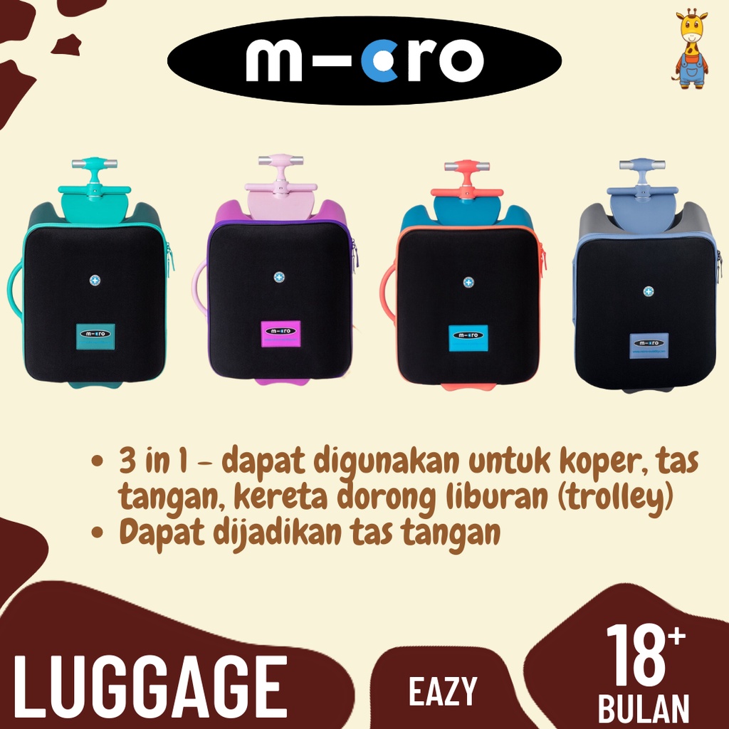 Micro Luggage Eazy - Koper Kabin Dengan Roda Lipat