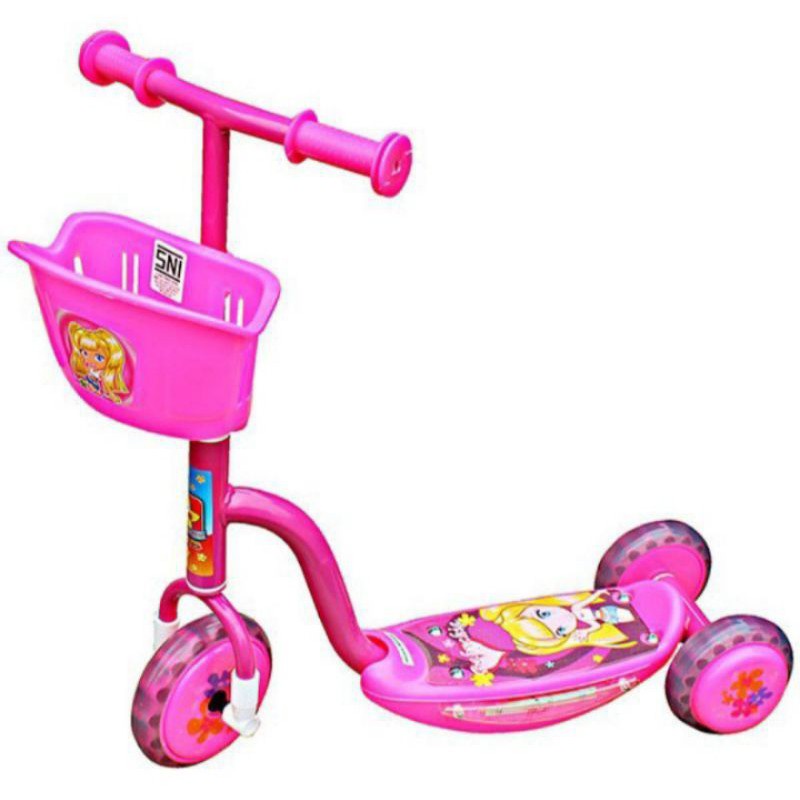 scooter anak Pmb Roda 3 S 01 Skuter Musik Mainan Anak Lampu Otopet anak