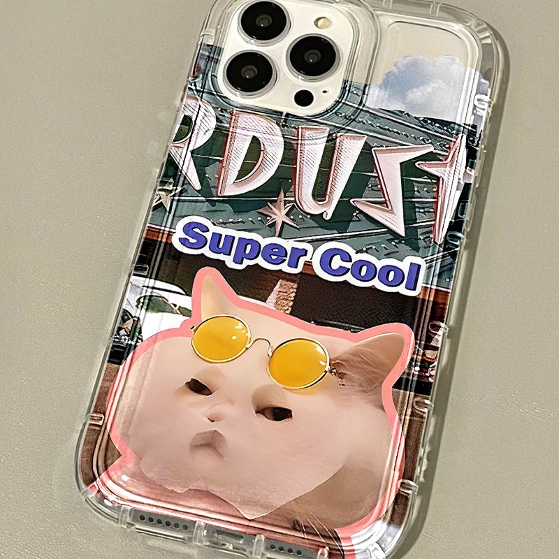 Fun Mask Cat Case Untuk Samsung A12 A10 A10S A14 A13 A11 A31 EU A51 A52 A52S A50 A50S A30S A32 A33 A03 A22 A23 A71 A73 A02 A03 S22 S23 Plus Ultra FE Airbag Shockproof Cover