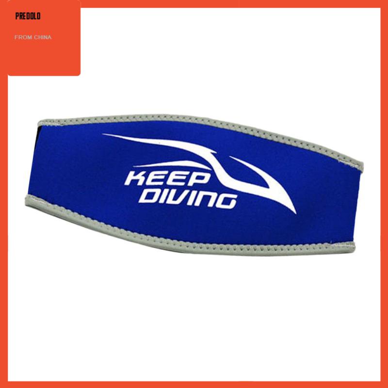 [Predolo] Comfort Neoprene Diving Scuba Strap Cover Pelindung Biru