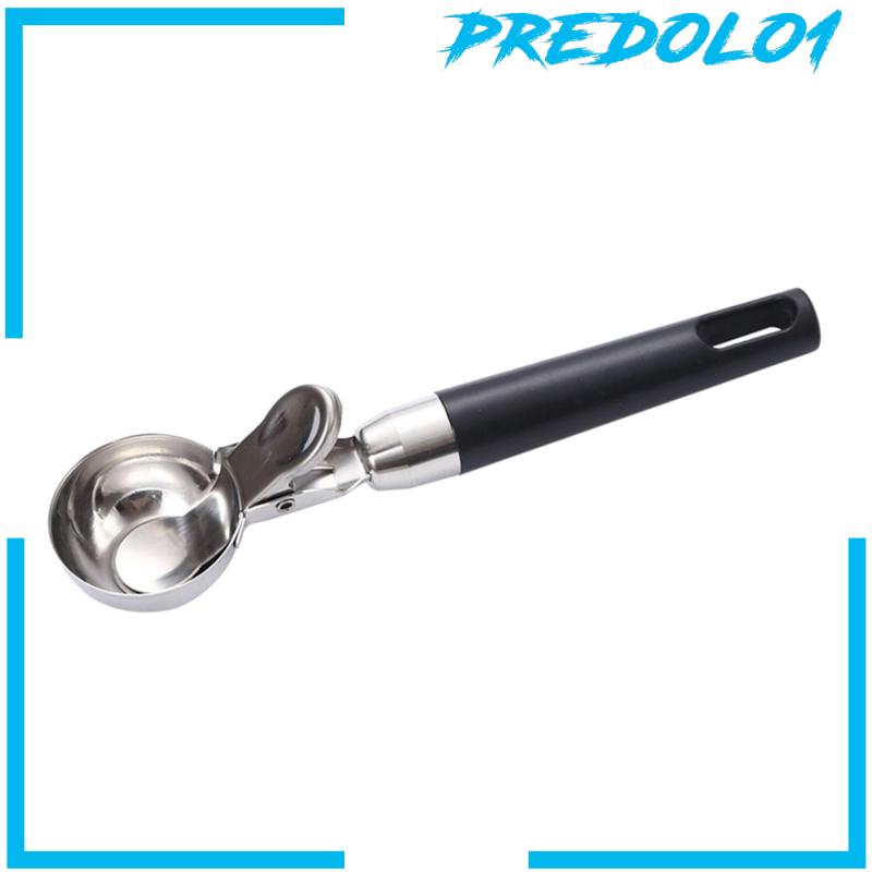 [Predolo1] Sendok Es Krim Bahan Stainless Steel Cookie Easy Clean Untuk Sorbet Es Krim