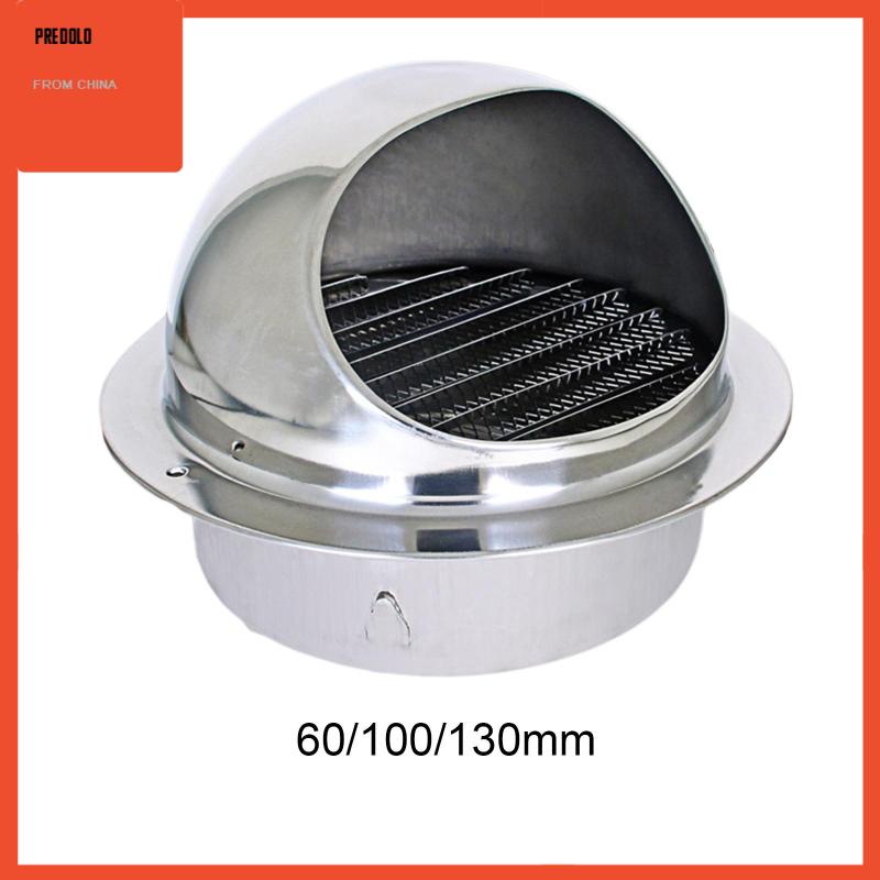 [Predolo] 304tutup Lubang Ventilasi Udara Bahan Stainless Steel Dengan Kap Ventilasi Layar Mesh Built in