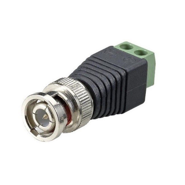 Konektor Video Balun CCTV BNC Drat to Port Jack DC Kabel LAN