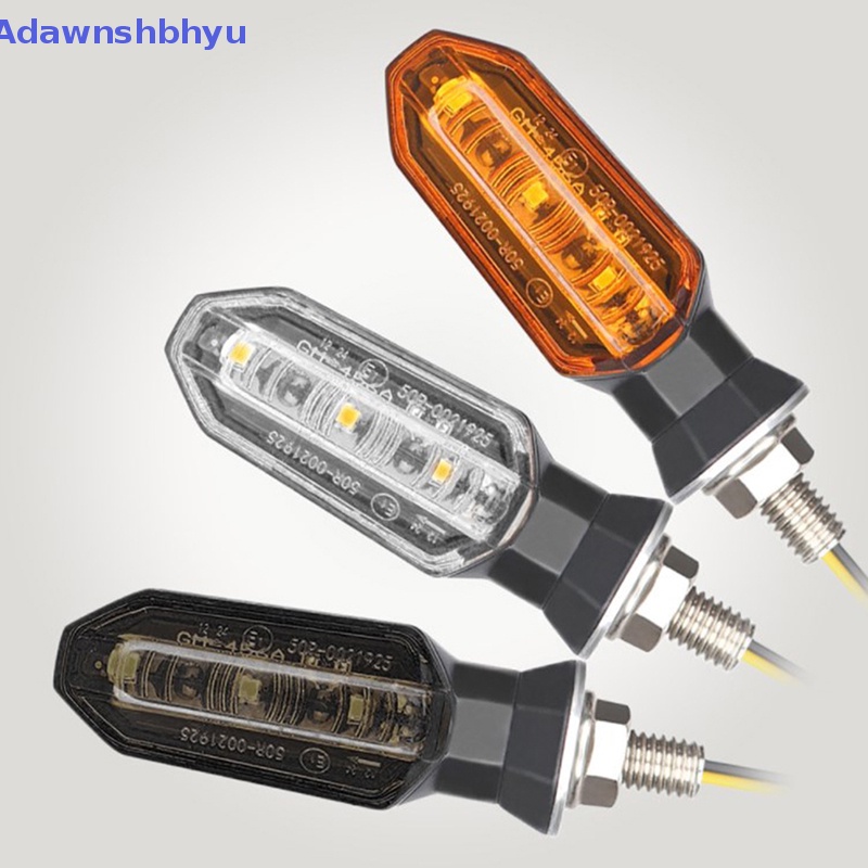 Adhyu 2/4pcs Lampu Sein LED Motor 12V Flasher Lampu Kedip Signal Lamp ID