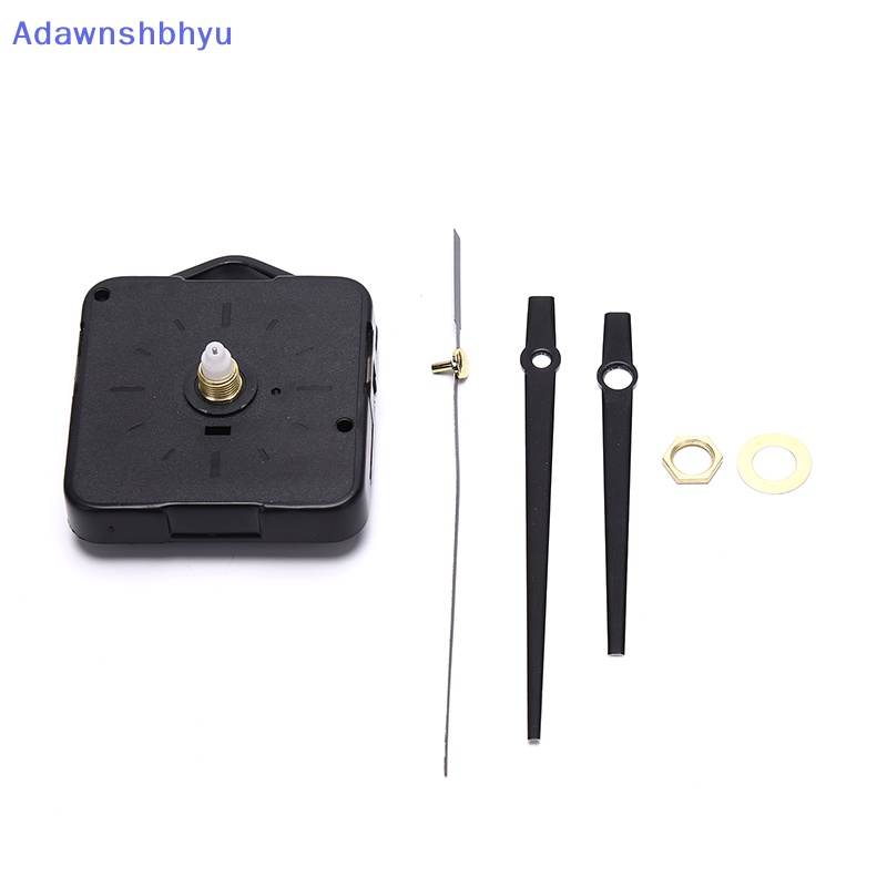 Adhyu Mute Jam Dinding DIY Movement Mesin Silver Tangan Repair Kit ID