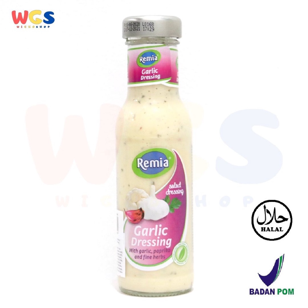 Remia Garlic Salad Dressing Sauce Gluten Free 250 ml