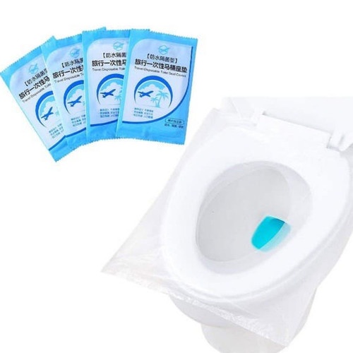 BOP TRAVEL TOILET SEAT COVER DISPOSABLE ALAS DUDUK KLOSET TOILET PLASTIK