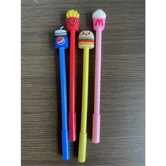 

pen gel kepala karet burger satuan -ZiiLOngSell