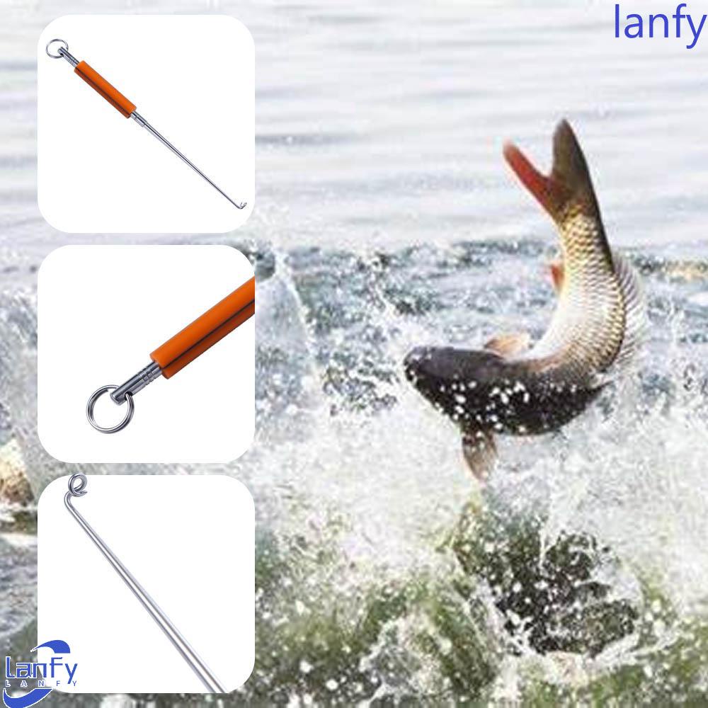 Lanfy Kail Pancing Detacher Aksesoris Fishing Tackle Alat Pancing Safety Extractor Stainless Steel Quick Unhooker Fishing Extractor