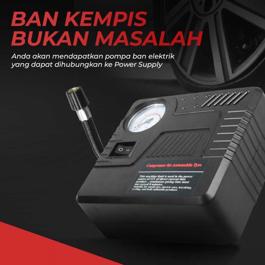 Power Bank Jumper Aki Accu 12V Pompa Ban Elektrik USB 6000mAh