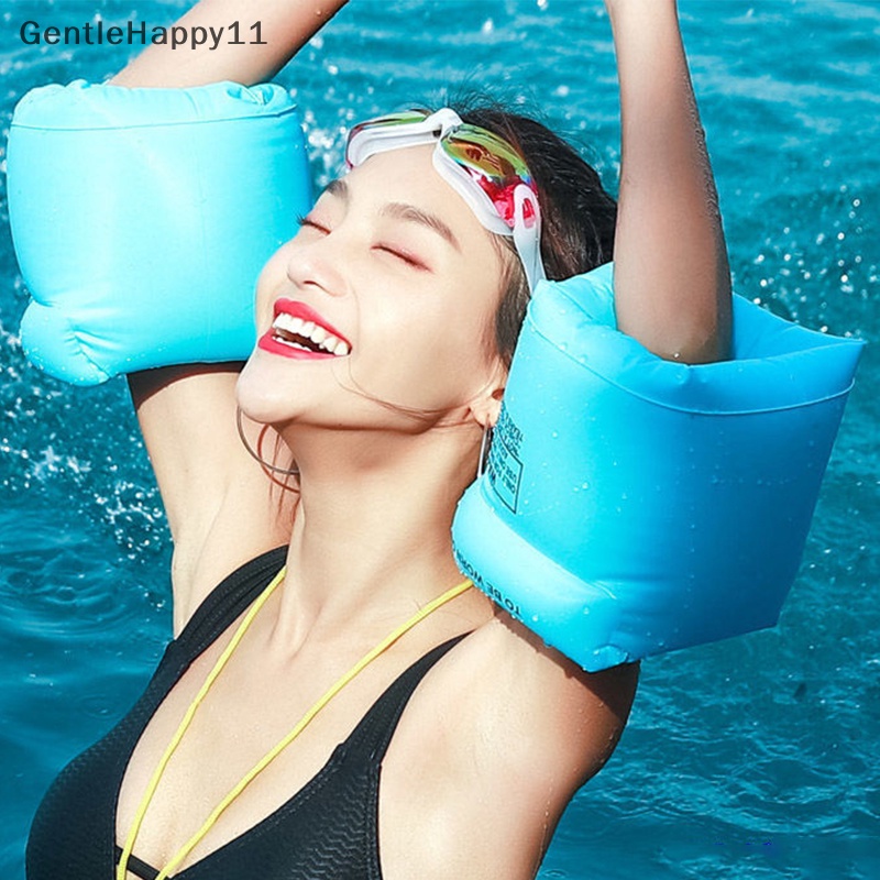 Gentlehappy New Lovely Inflatable Swim Rollup Arm Bands Pelampung Armlet Tabung Untuk Anak Dewasa id