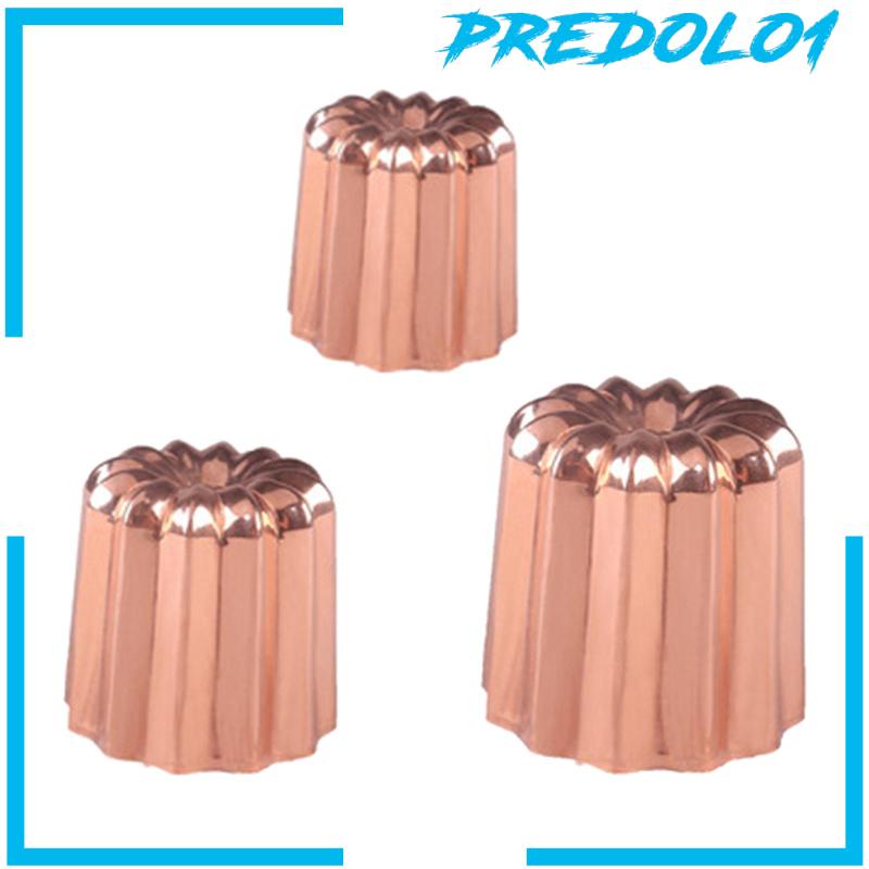 [Predolo1] Canele Mould DIY Handmade Cetakan Kue Anti Lengket Untuk Pesta Dapur Piknik