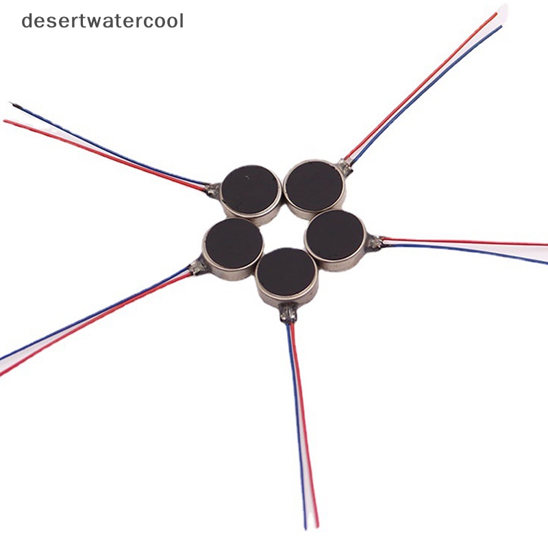 Deid 2PCS 123410x3mm Motor Getaran Mini DC 3V 12000rpm Tombol Koin Datar-Tipe Micro DC Vibrag Motor Untuk Ponsel Pager Martijn