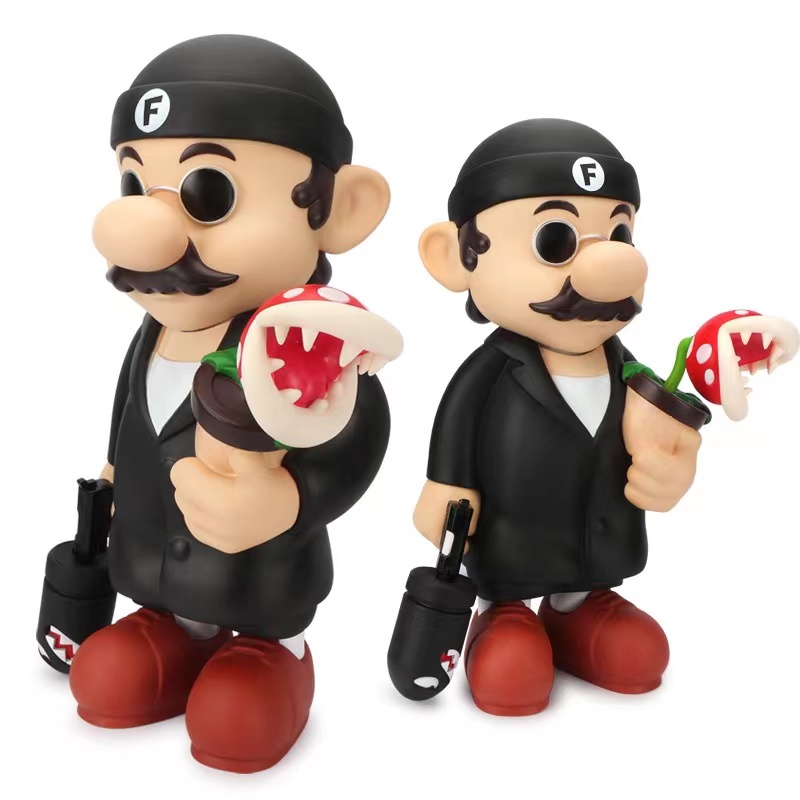 Mainan Boneka Model Action Figure Super Mario Cosplay Leon The Professional Untuk Dekorasi Meja Kreatif Anak