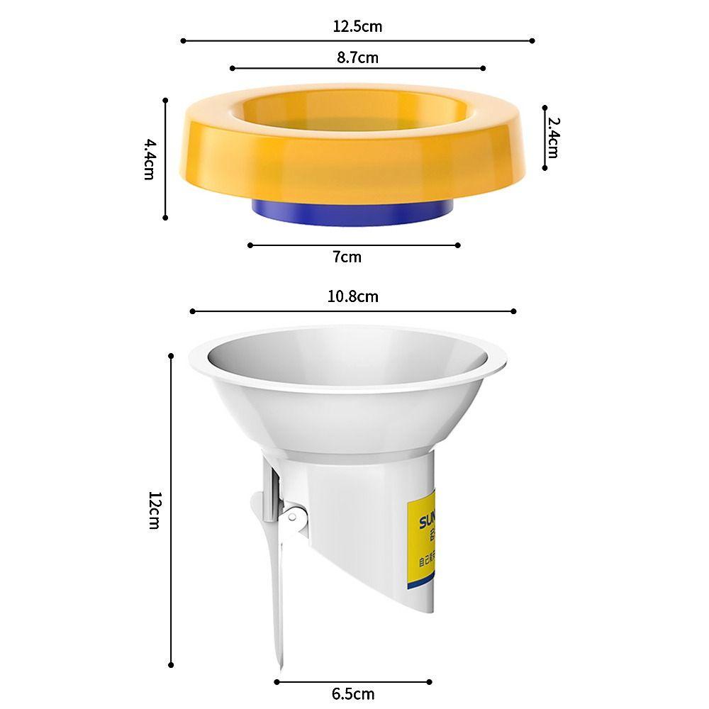 Populer Toilet Flange Ring Tahan Lama Floor Outlet Caulk Drain Pipe Toilet Repairing Parts