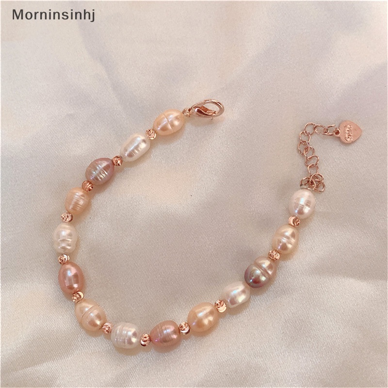 Mornin Baroque Gelang Mutiara Air Tawar Gelang Mutiara Alami Bangle Perhiasan Hadiah id