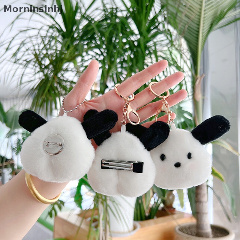 Mornin Tokoh Anime Kawaii Pochacco Plushie Boneka Liontin Gantungan Kunci Kartun Lucu Boneka Binatang Lembut Mainan Mewah Keychain id