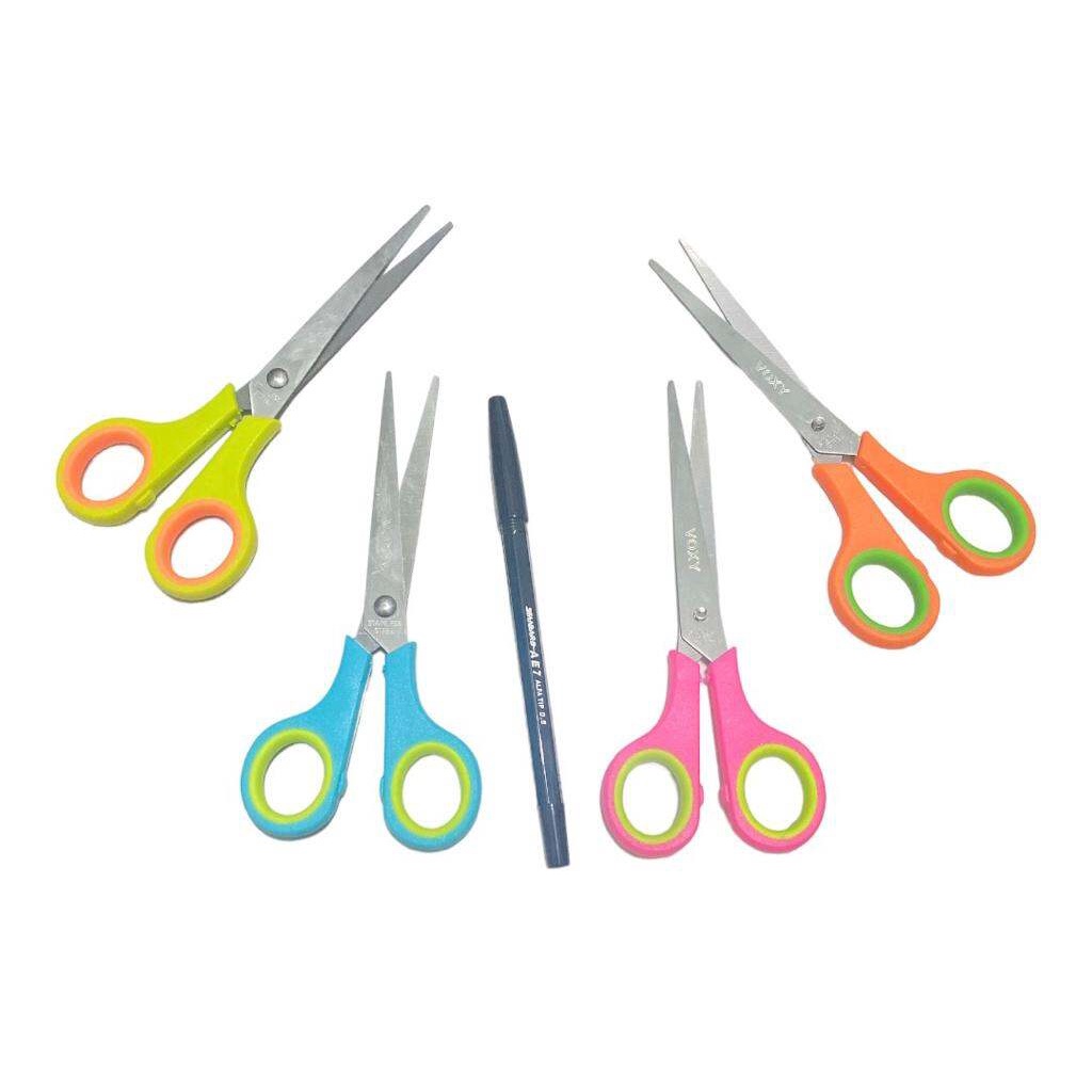 (1PCS) GUNTING SEDANG MURAH WARNA WARNI - GUNTING RENTENG SEDANG