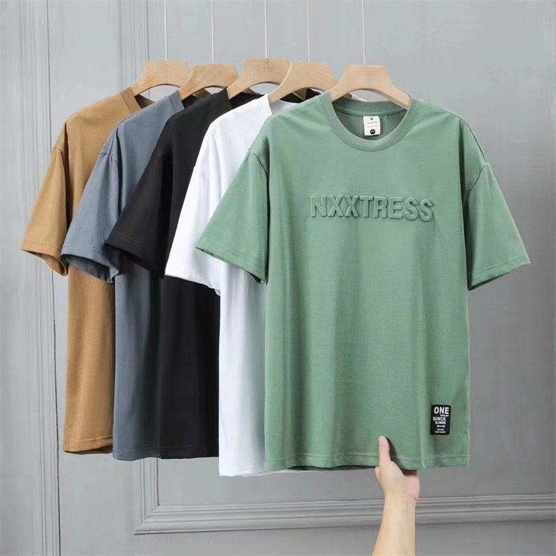 MMM Kaos Distro Oversize UNISEX 6789 Baju Distro Atasan Lengan Pendek Tshirt Longgar Model Polos Warna Warni Murah Import