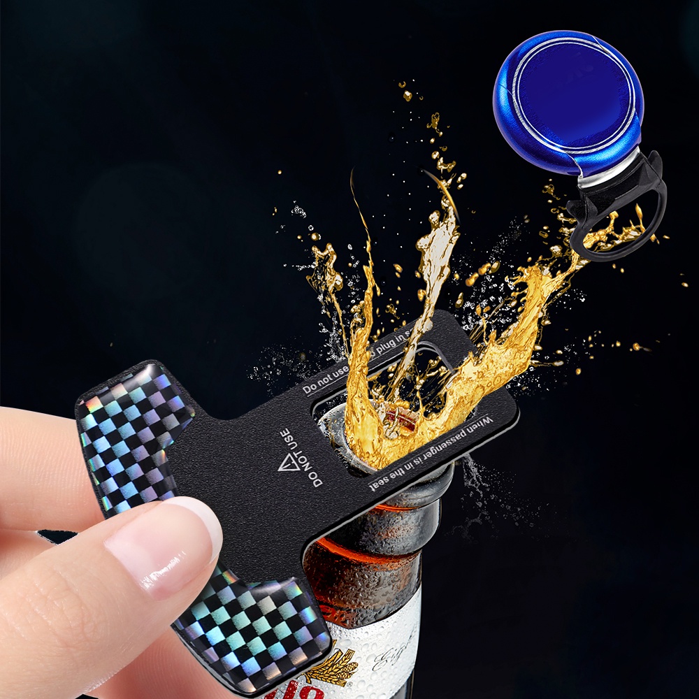 Gesper Sabuk Pengaman Serat Karbon Warna Laser Seatbelt Socket Extension Plug Sabuk Pengaman Mobil Peringatan Stopper Peredam Pengunci Klip Universal Aksesoris Interior Auto